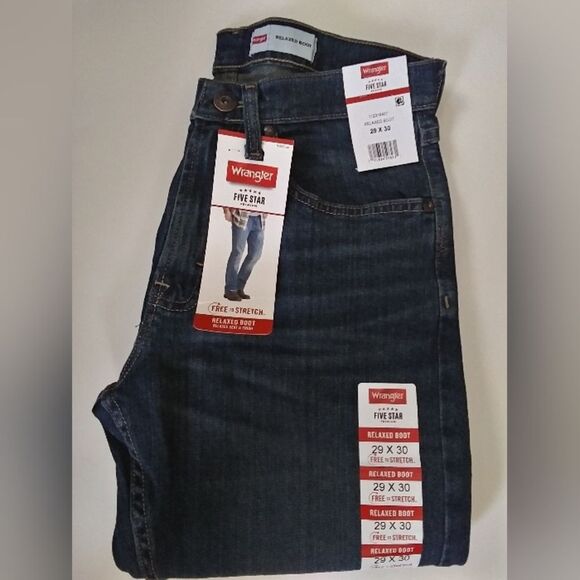 Wrangler Relaxed Boot Cut Jeans Size 29x30 - Picture 1 of 4